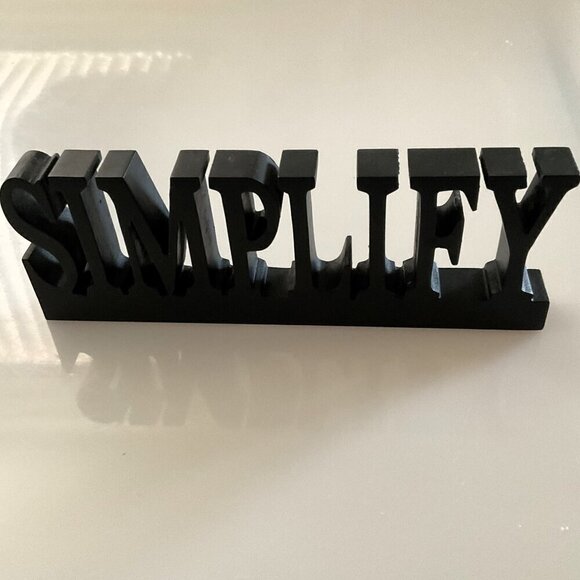 WOODEN SIMPLY SIGN DECOR - Picture 4 of 6